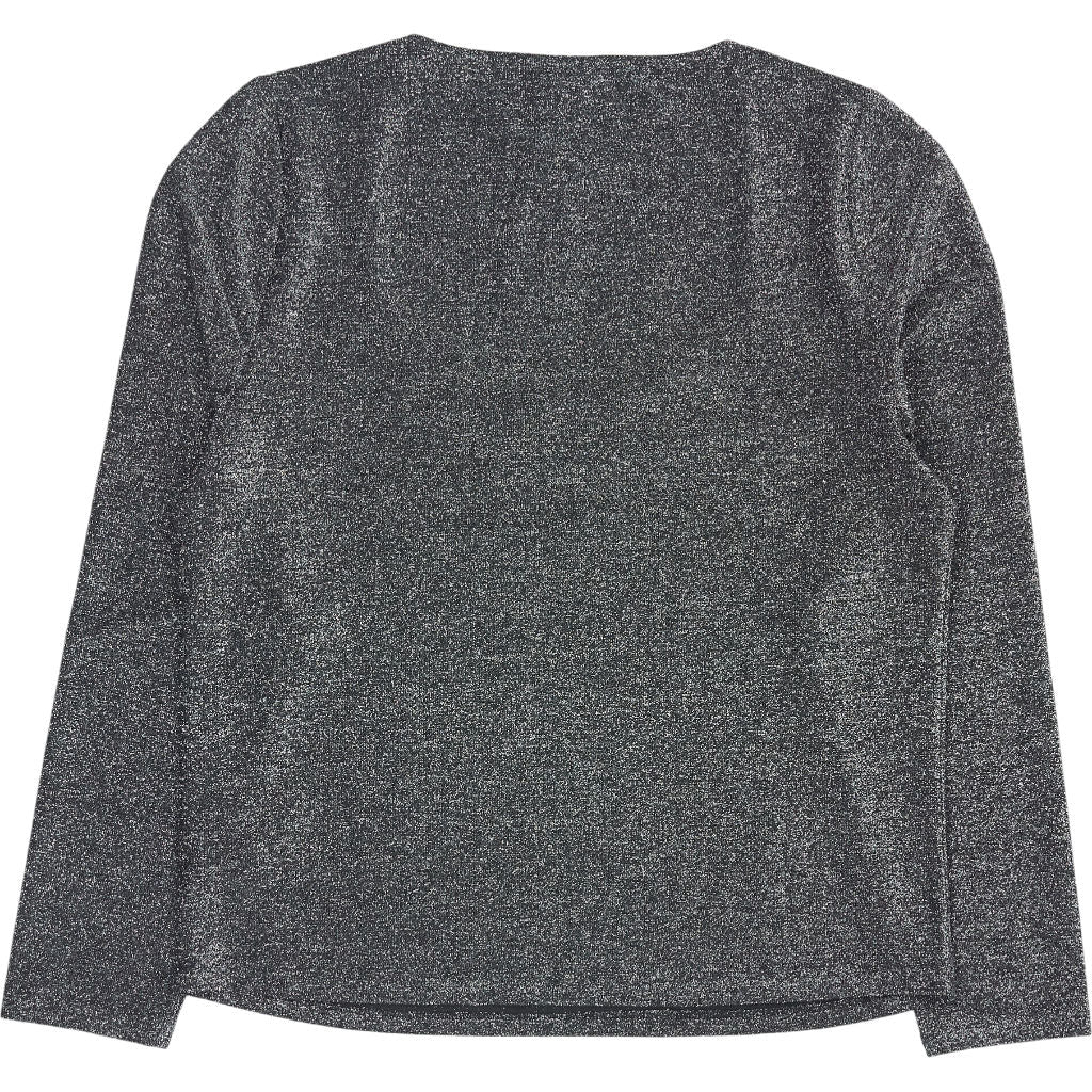 Hush Silver Metallic Lara Sweetheart Top