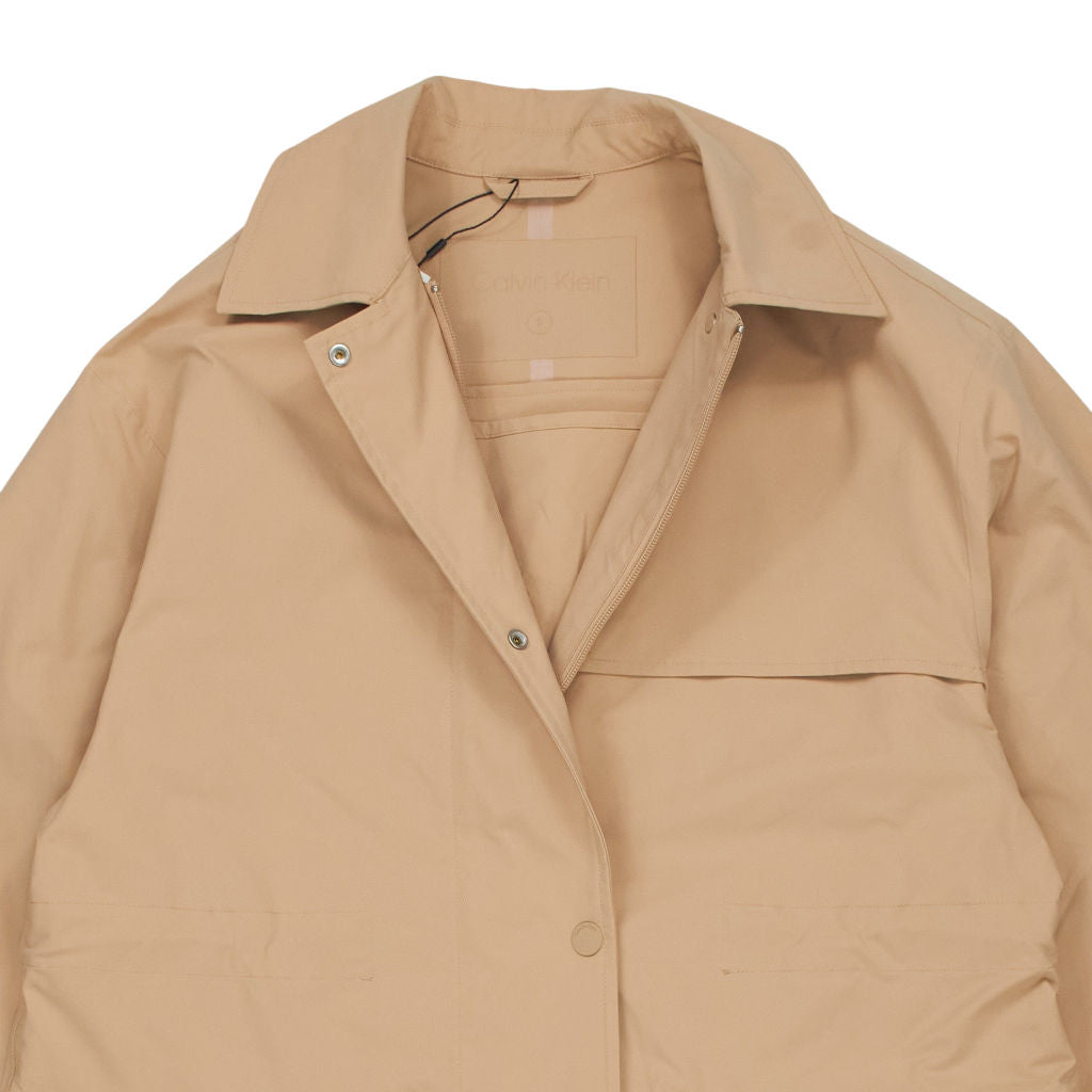 Calvin Klein Beige Long Coat S