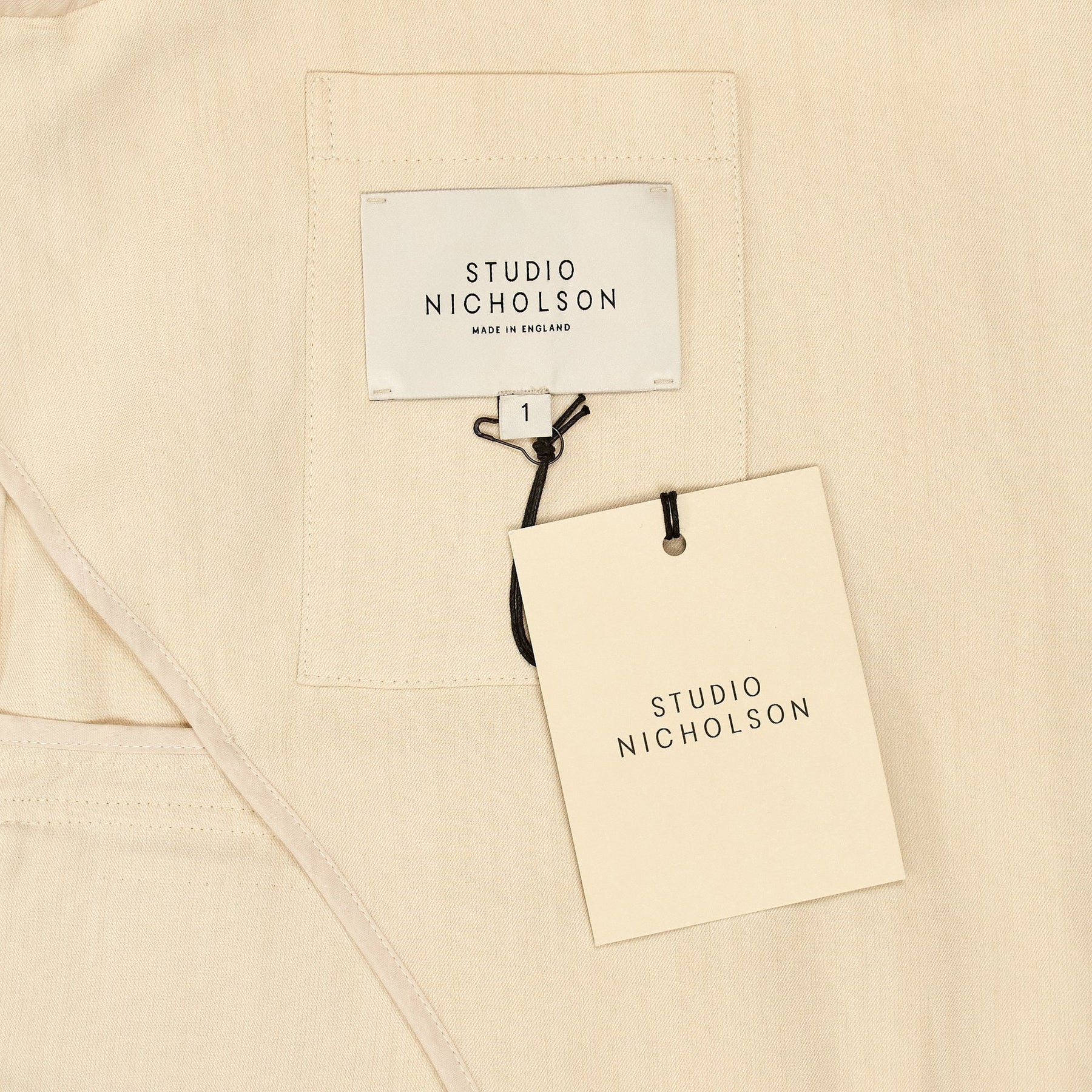 Studio Nicholson Biscuit Filli Double Breasted Jacket