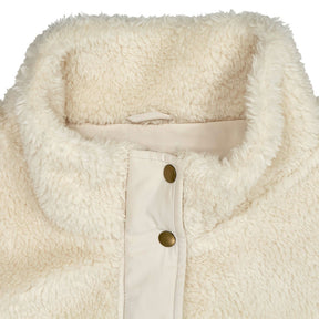 Lands' End Cream Teddy Jacket