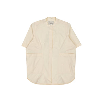 Studio Nicholson Milk Cotton Short Sleeve Shirt
