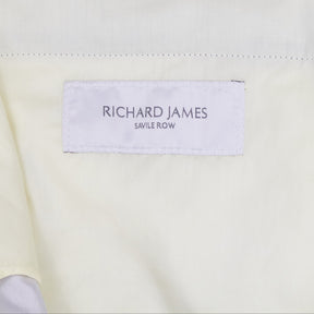 Richard James Blue Check Wool Trousers