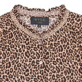 WYSE Leopard Print Blouse