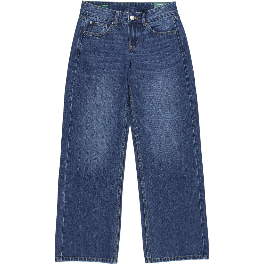 Pull & Bear Blue Stranger Things Straight Jeans