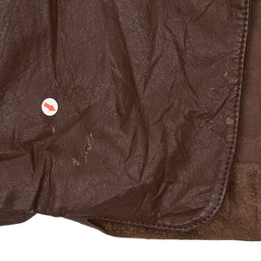 Vintage Pia Rucci Brown Leather Studded Jacket