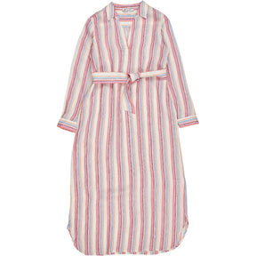 NRBY Multicolour Striped Linen Dress