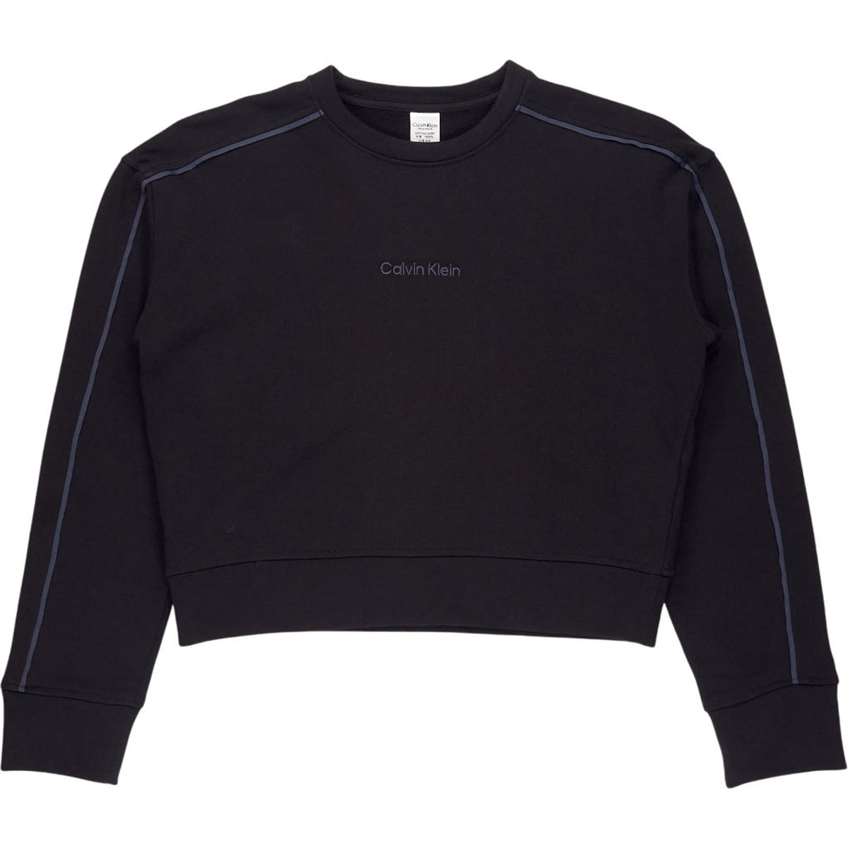 Calvin Klein Black Crop Sweatshirt