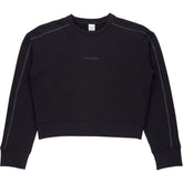 Calvin Klein Black Crop Sweatshirt