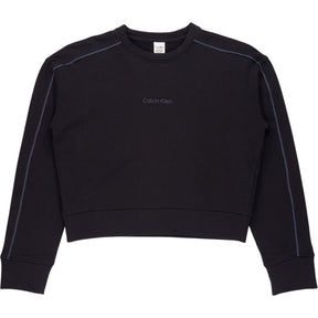 Calvin Klein Black Crop Sweatshirt