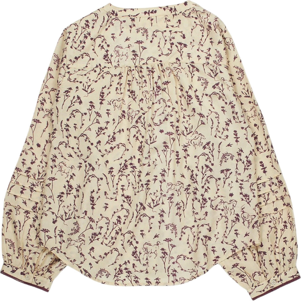 Beaufort & Blake Cream Floral Blouse