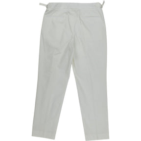 Moss White Pleated Trousers