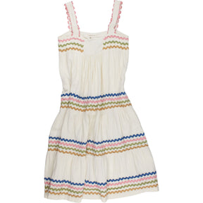 Wyse Multicolour Ric Rac Dress
