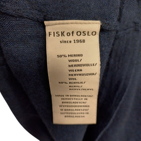 Fisk of Oslo Blue Wool Acrylic Jumper