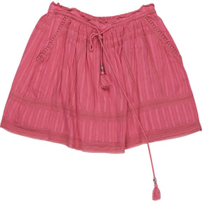 Zadig & Zoltaire Pink Lace Trim Mini Skirt
