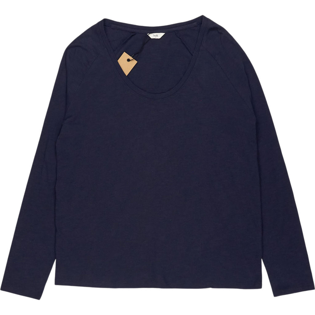 Hush Midnight Navy Cotton Slub Avalon Tee