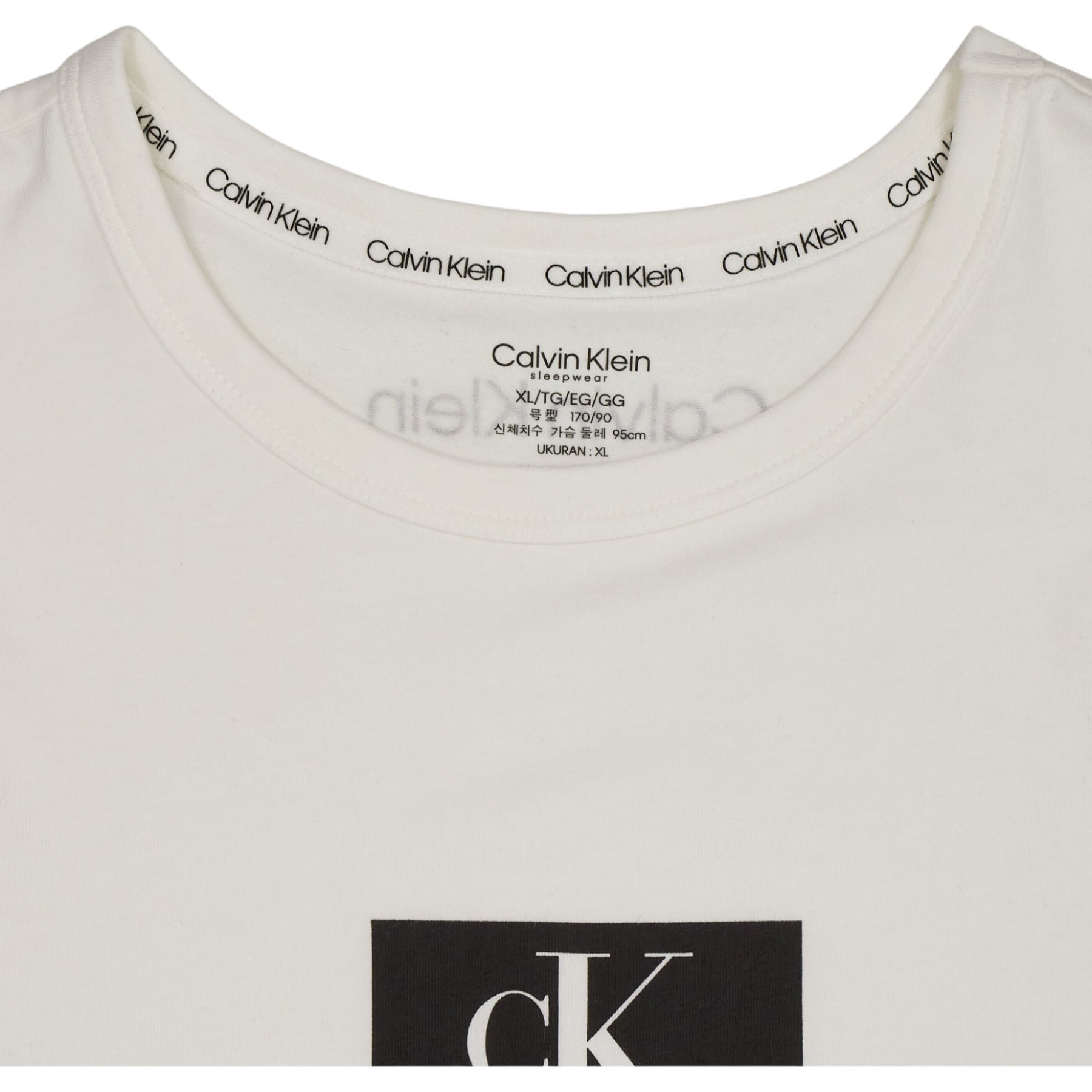 Calvin Klein White Sleepwear Shirt