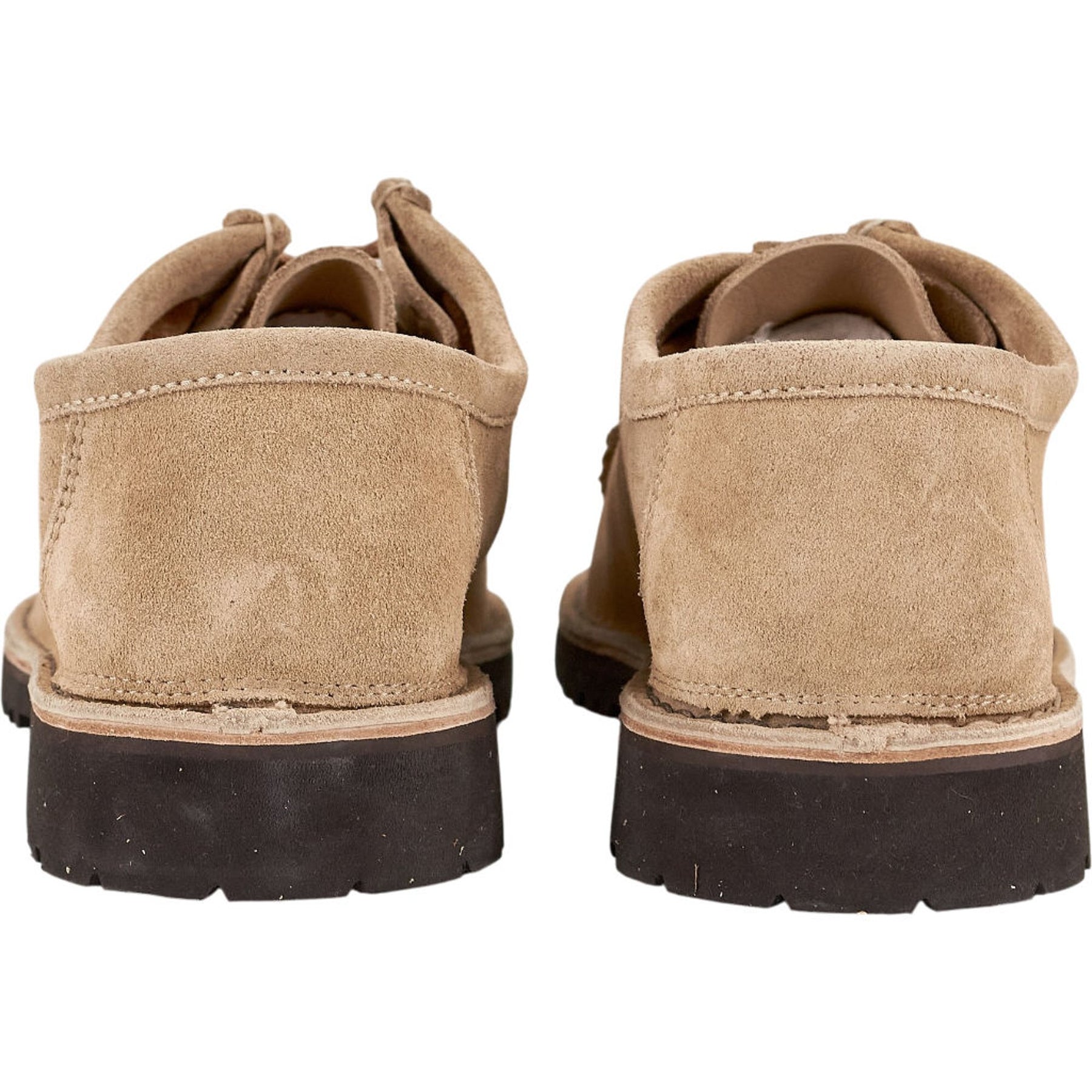 Fracap Beige Suede Moccasin Shoes