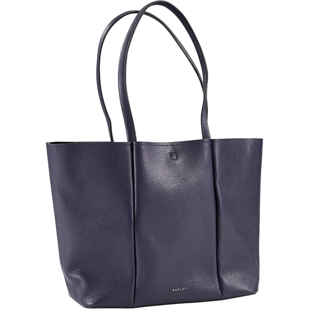 Radley Blue Leather Tote Bag