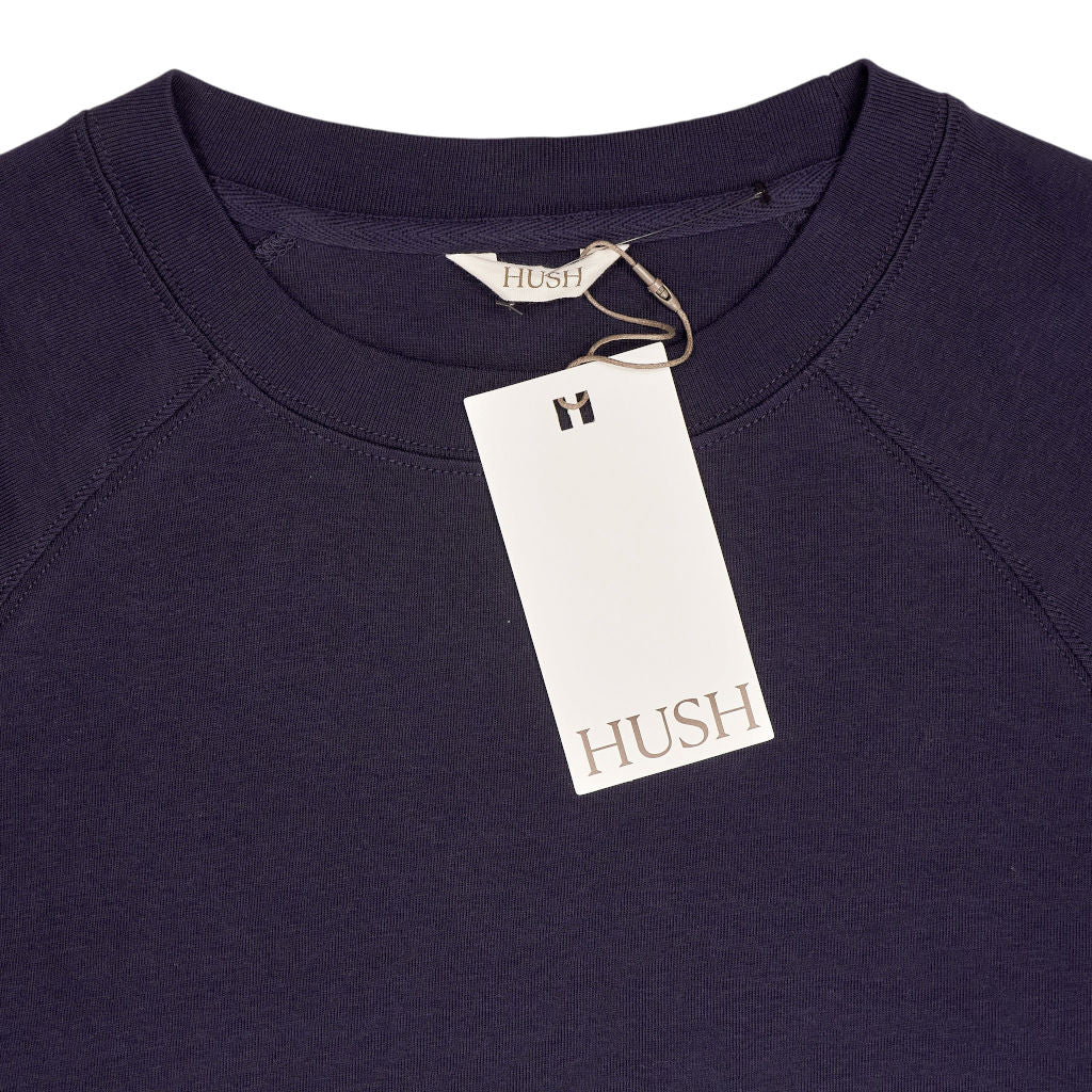 Hush Navy Matilda Cotton Raglan Top