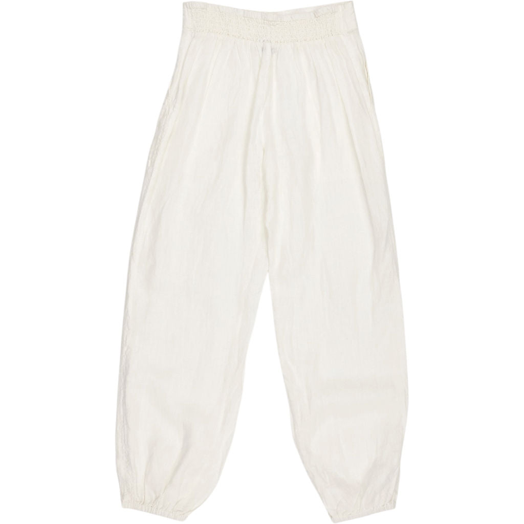 NRBY White Linen Trousers