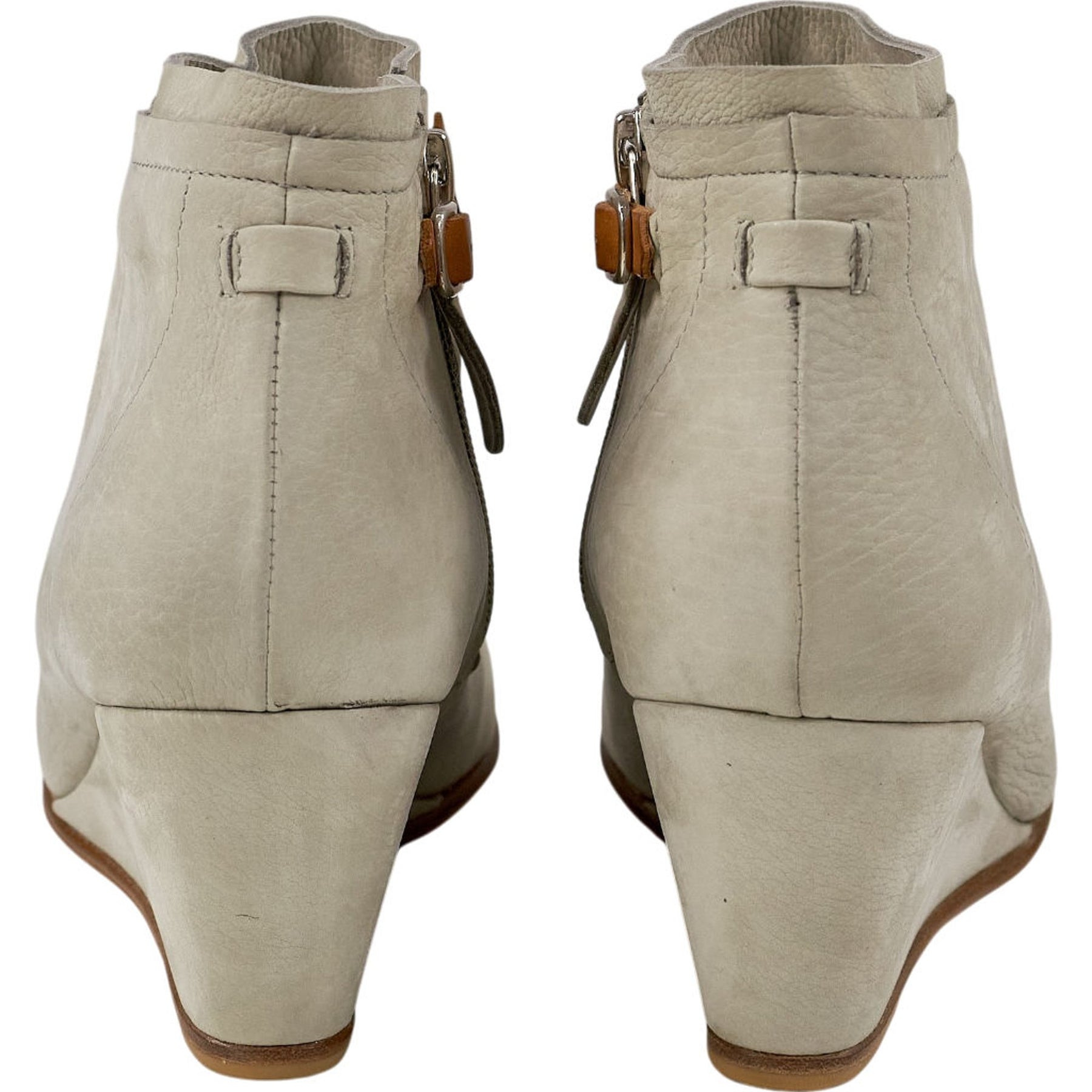 Folk White Marble Billy Ankle Boots EU 39