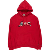 Icecream Red Kirigami Flock Hoodie