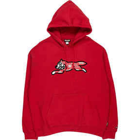 Icecream Red Kirigami Flock Hoodie