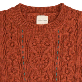 Seventy + Mochi Brown Merino Wool Jumper