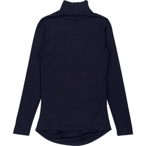 Isabella Oliver Navy Maternity Turtleneck Top