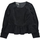Baukjen Black Adela Peplum Top