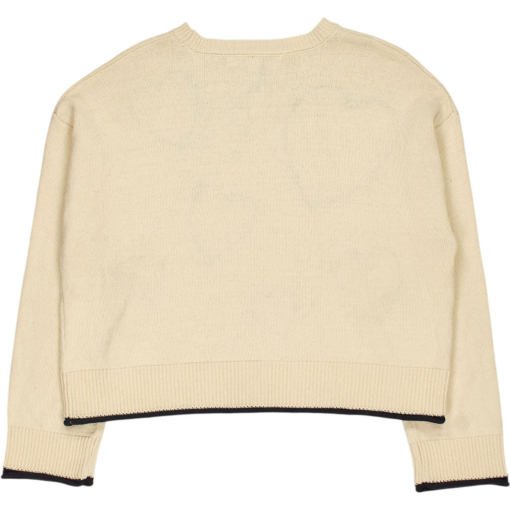 River Island Cream Heart Sweater