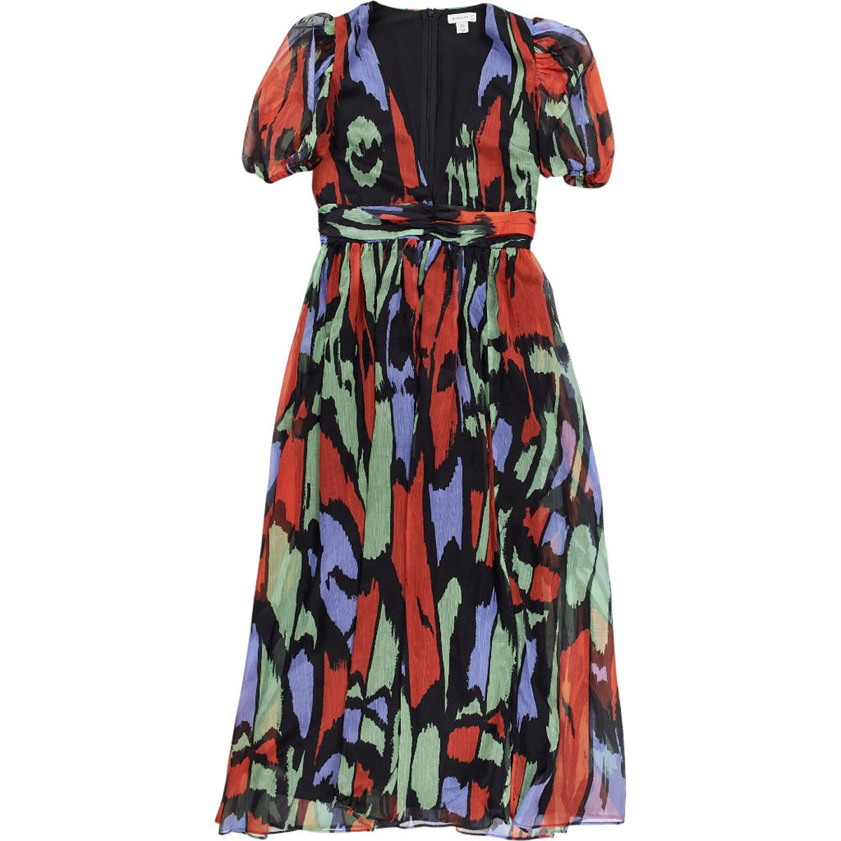 Warehouse Multicolour Midi Dress