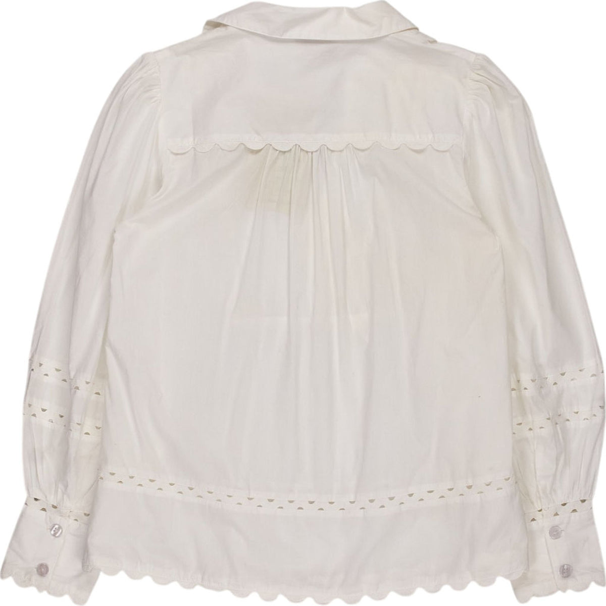 WYSE White Cotton Blouse