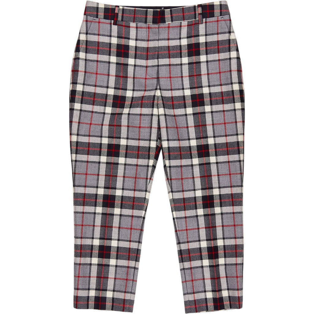 Alexander Wang Grey Check Wool Trousers