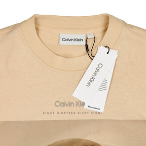 Calvin Klein Sandstone Beige Watercolor Circle T-Shirt