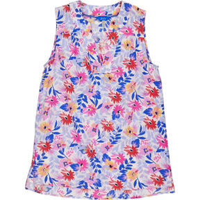 Joules Floral Sleeveless Top