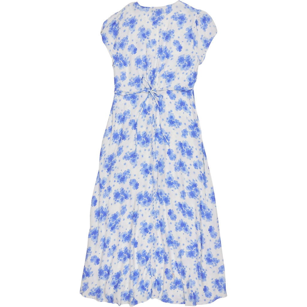 Rixo Blue Victoria Floral Aspen Dress