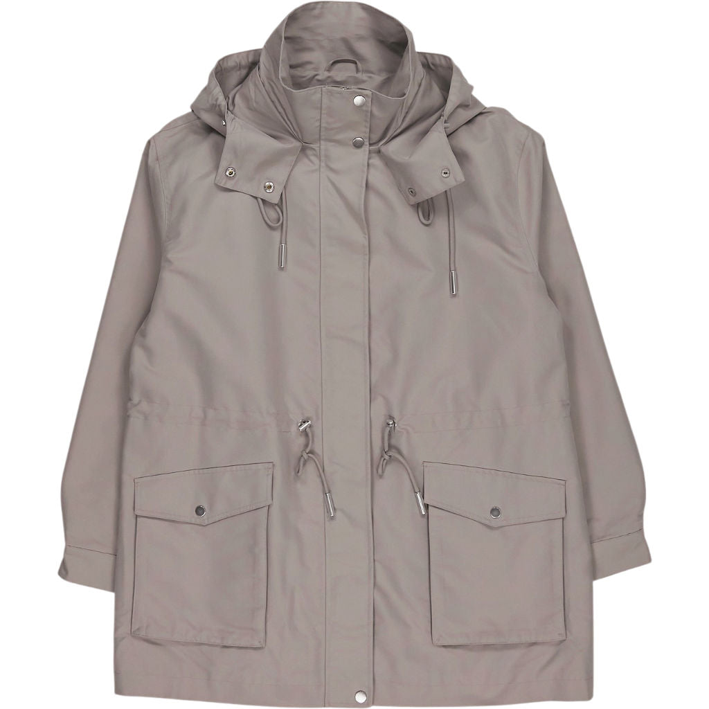 Lands' End Grey Hooded Jacket
