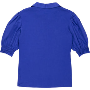 NRBY Blue Puff Sleeve Top