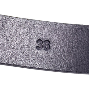 YMC Navy Leather Belt