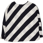 Hush Black Stripe Top