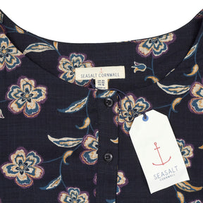 Seasalt Cornwall Navy Floral Dress