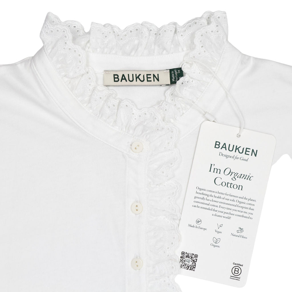 Baukjen White Tricia Organic Cotton Top