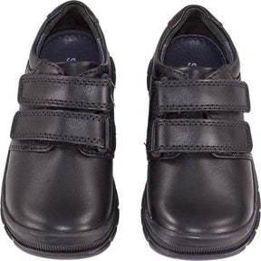 Start-Rite Black Leather Engineer Shoes