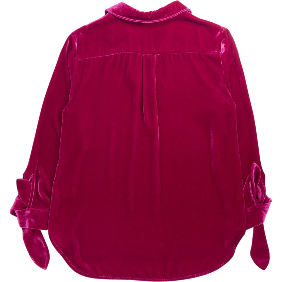 NRBY Pink Velvet Blouse