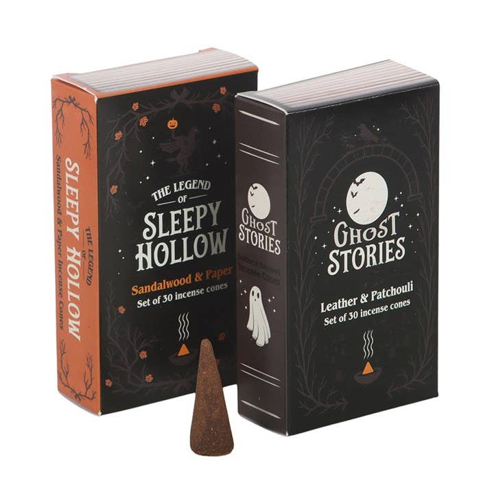 Set of 2 Haunted Library Halloween Incense Cone Packs