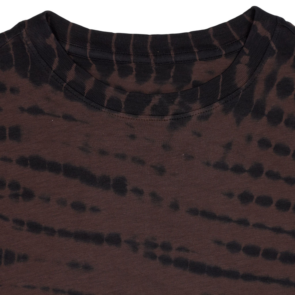 Hush Brown Black Tie-Dye T-Shirt Dress