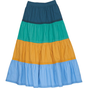 Wyse Multicolour Josephine Colour Block Skirt UK 8