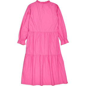 OMNES Pink Cotton Midi Dress