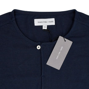 Hamilton and Hare Navy Henley Set